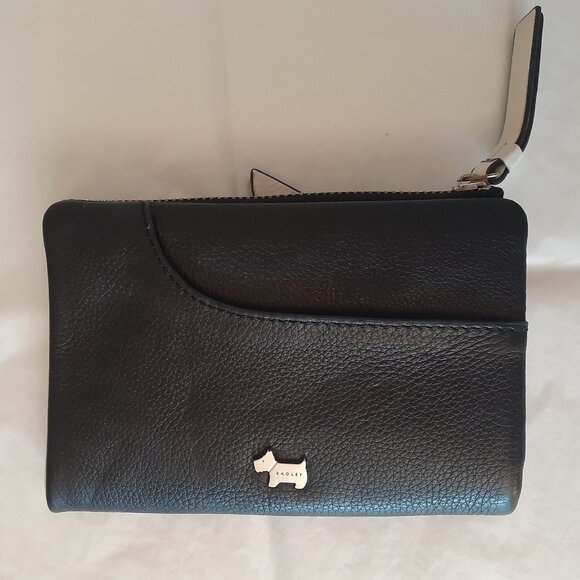 RADLEY LONDON Handbags - Radley Leather Bifold Wallet Silver Scottie logo